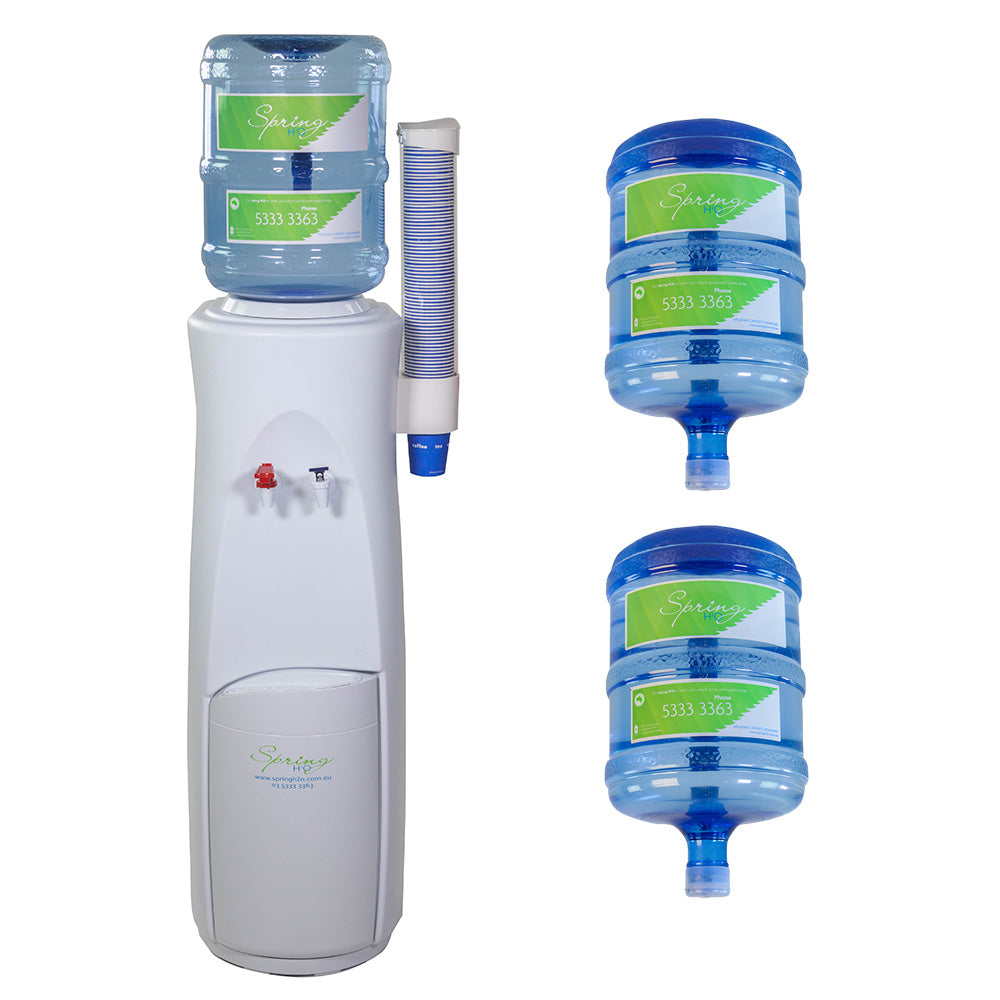 Spring H2O Water Cooler Hot & Cold Starter Pack